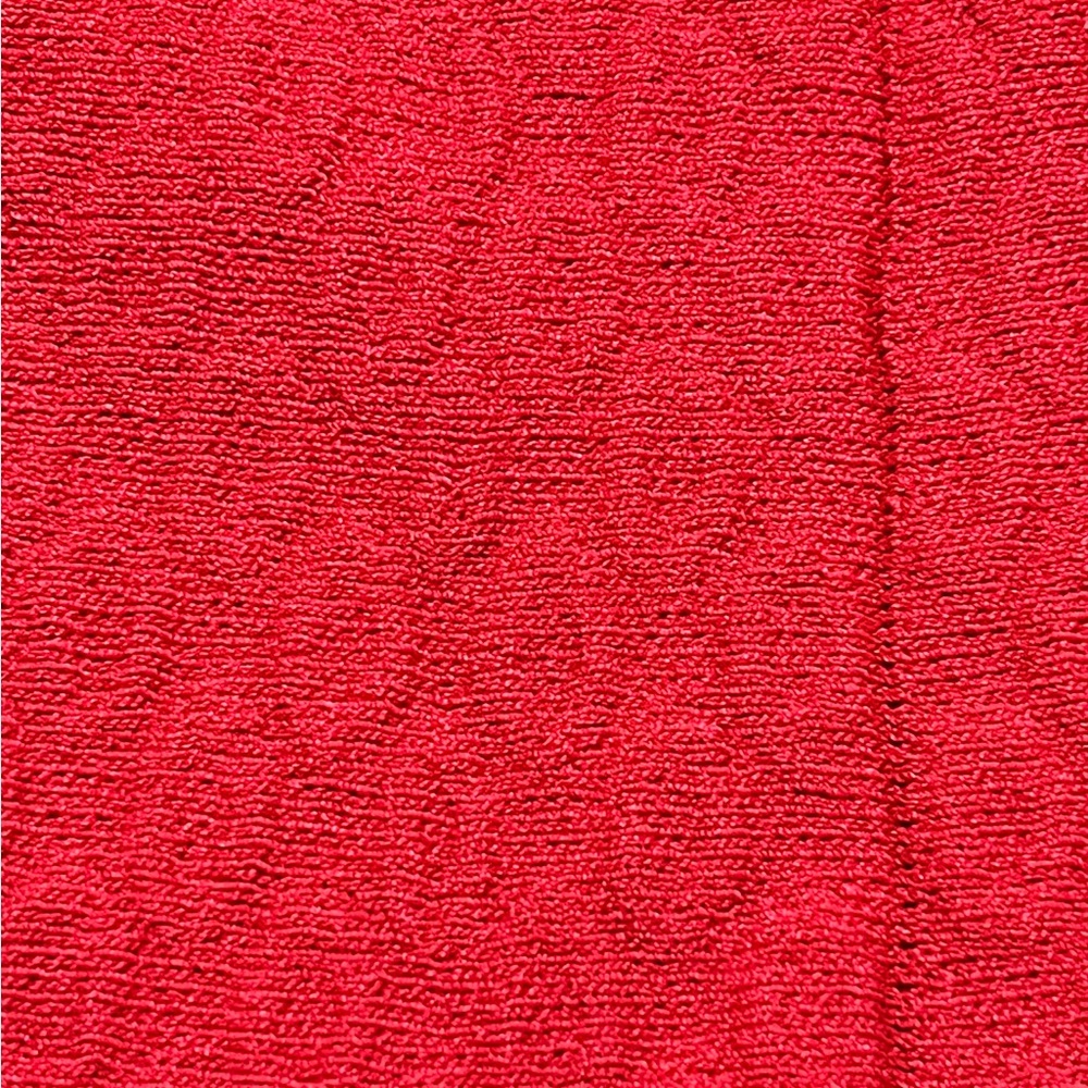 THE KOOPLES Red Twist Cutout Short Sleeve Rib Knit Fit & Flare Dress! - Picture 6 of 9